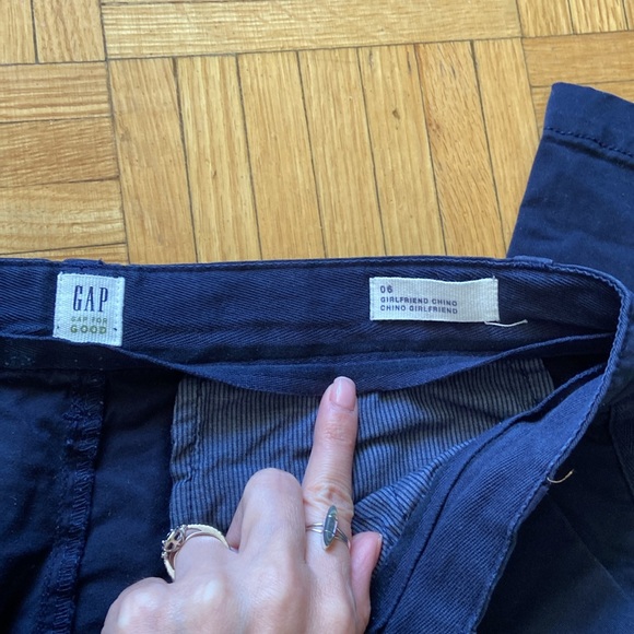 Dark Navy** Gap Girlfriend Chino 6 - Picture 3 of 6